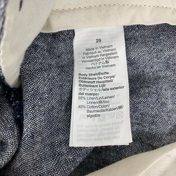 J. Crew Mens 9" Gramercy linen-cotton short size 29 - Picture 5 of 5